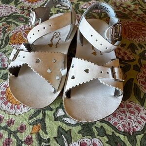 White San Suns with heart detail